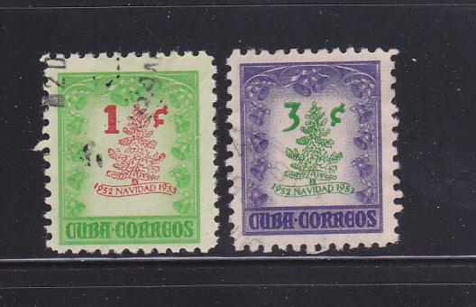 Cuba 498-499 Set U Christmas (A)