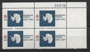 1971 USA 1431 Antarctic Treaty MNH PB4