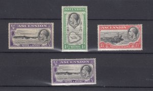 Ascension KGV Small Mint Collection Of 4 MH BP7694