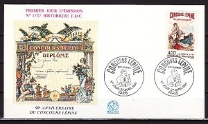 France, Scott cat. 2256. Inventors issue. First day cover.