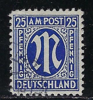 Germany AM Post Scott # 3N13a, used