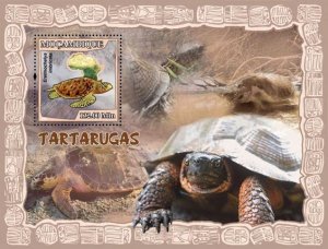 MOZAMBIQUE - 2007 - Turtles / Tortoises - Perf Souv Sheet - Mint Never Hinged