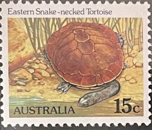 1982 Stamp of Australia of Eastern Snake-Necked Tortoise SC# 787 MNH