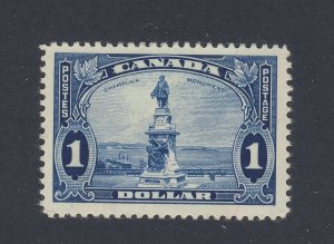 Canada $1.00 Stamp #227-$1.00 Champlain Monument MH VF  Guide Value= $80.00