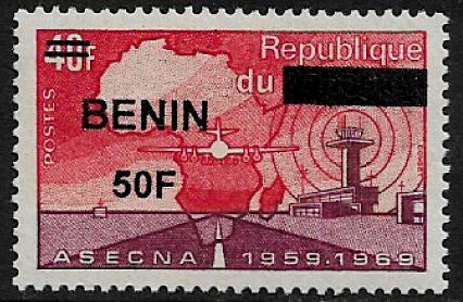 Benin #1396 MNH Stamp - Overprint