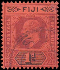 Fiji #60, Incomplete Set, 1903, Used