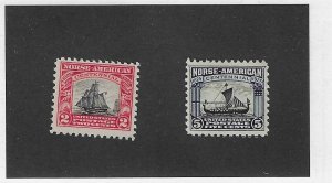 US 620-621 MNH COMPLETE SET