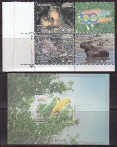 Paraguay, Fauna, Animals, Birds MNH / 2015