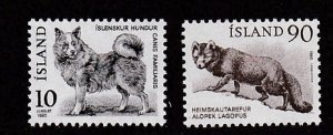 Iceland # 526-527, Animals, Mint NH