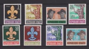 Haiti Scouts Sc#491-495,C193-195 MNH