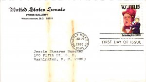 #1803 W.C. Fields Comedian  - United States Senate Press Gallery Cachet