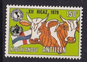 Netherlands Antilles #439  MNH 1979  zoonosis control 150c green