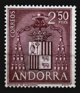 Andorra - Spanish Unused NH Scott 54 w/body crease