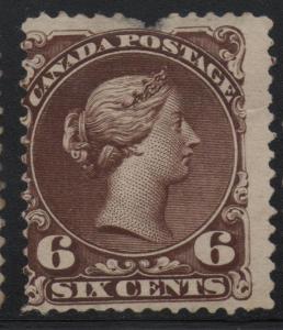 Canada Scott #27 Mint NG Large Queen Stamp