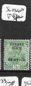 INDIA  CHAMBA (PP3108B)  KGV  SERVICE /21A  SG036   MOG