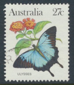 Australia - SG 791  SC# 875  Used Wildlife Butterfly 1983 see details & scan