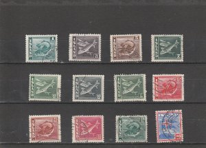 Iceland  Scott#  217-228  Used  (1939-45 Fish and Flag of Iceland)