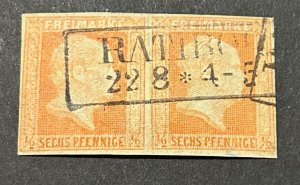 Germany States - Prussia Scott #2 VF Used CV $120/ Price $40 + $1 shipping