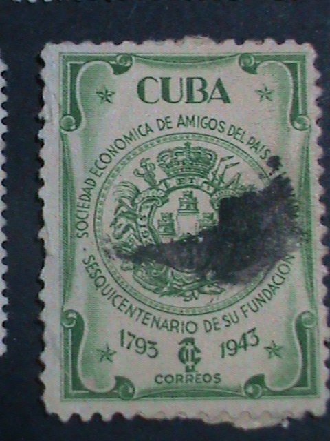 ​CUBA -SIX RARE OVER 70 YEARS OLD USED-CUBA   STAMP-VERY FINE PLEASE WATCH