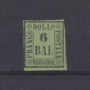 ITALY ROMAGNA 1859, Sc #7, CV $500, No gum