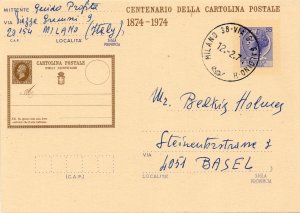 CP Siracusana Lire 55 Centenary n. C 175 the used postcard