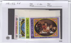 Anguilla 119-22 Easter mnh