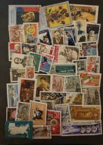 USSR Russia Stamp Lot Used CTO Soviet Union T7599