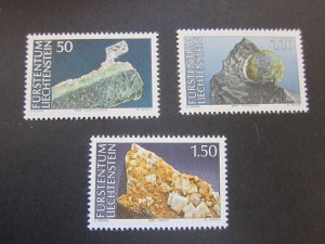 Liechtenstein 1989 Sc 921-23 set MNH