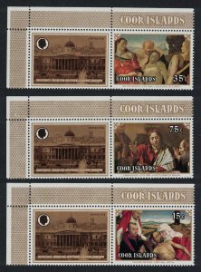 Cook Is. Easter Paintings 3v Corners Labels 1978 MNH SG#588-590