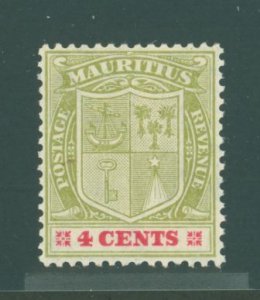 Mauritius #165 var  Single