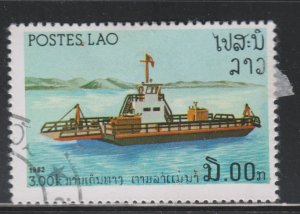 Laos 397 River Vessels 1982