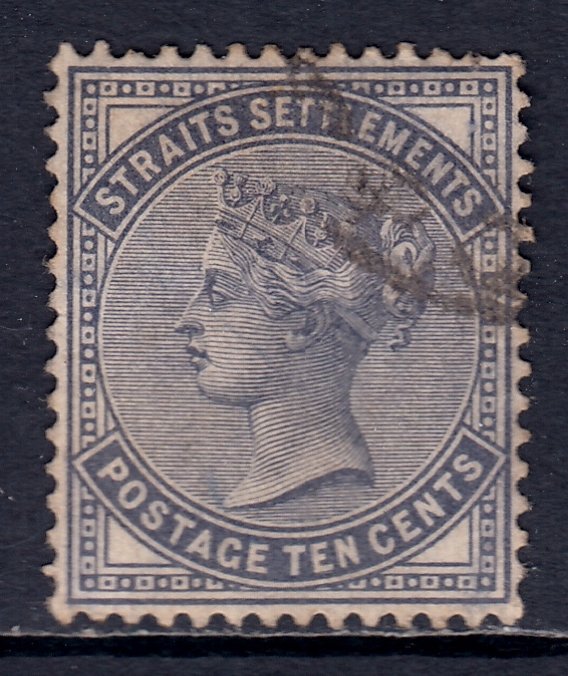 Straits Settlements - Scott #51 - Used - Toning - SCV $1.50