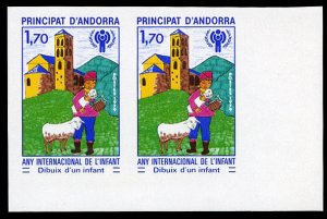 Andorra (French) #272 (Maury 292) Cat€34, 1979 International Year of the Ch...