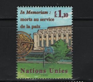 Offices in Geneva, Switzerland 347 MNH, 1999 In Memoriam Type