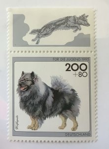 Germany 1995 Scott B783 MNH - 200+80pf, Dogs, Wolf Spitz