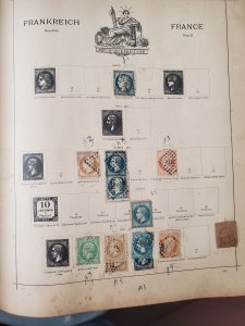 France stamps 1849-1873 rare value