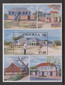 Anguilla 1033 Architecture Souvenir Sheet MNH VF