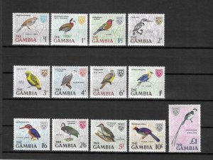 GAMBIA 1966 SG 233/45 MNH Cat £12