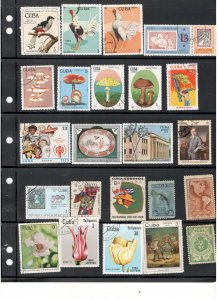 CUBA COLLECTION ON STOCK SHEET MINT/USED