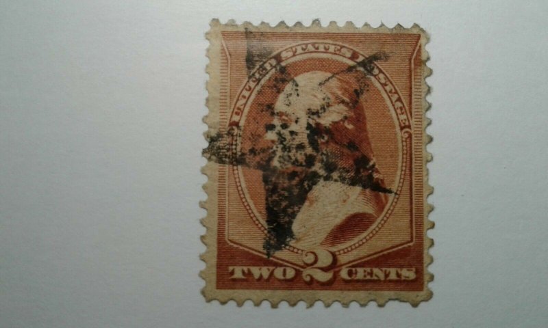  US #210 used fancy cancel  STAR combined shipping e2010 11787