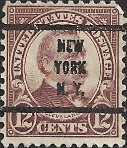 # 693 Used Brown Violet Grover Cleveland