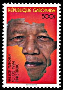 Gabon 849, MNH, Nelson Mandela's Presidency