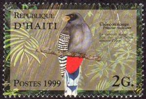 Haiti 909 - Used - 2g Hispaniolan Trogon (1993) (cv $0.75)