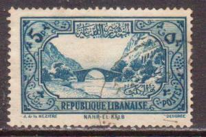 Lebanon   #155  used  (1940) 