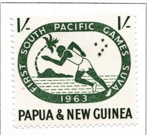 1963 British Commonwealth PAPUA NEW GUINEA 1s MH* Stamp A28P32F28902-