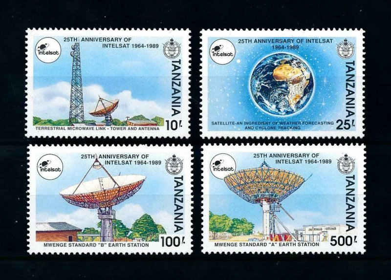 [102077] Tanzania 1991 Space travel weltraum Intelsat earth station  MNH