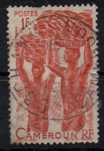 CAMEROUN - FRENCH COLONIAL - BANANA CARRIERS - 1946 - Used - 1f -