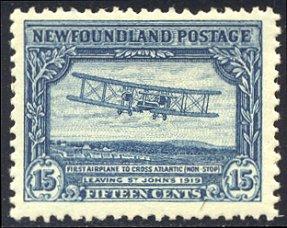 NEWFOUNDLAND #170 Mint NH - 1930 15 Deep Blue