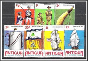 Antigua #423-429 American Bicentennial MNH