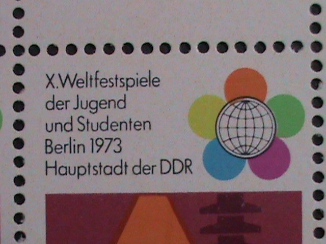 ​GERMANY DDR-1973 SC#1479a  10TH FESTIVAL OF YOUTH & STUDENTS MLH S/S VF